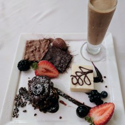 "Textures of Chocolate" dessert - SO GOOD