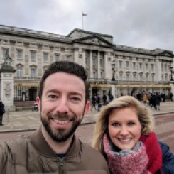 Buckingham palace selfie