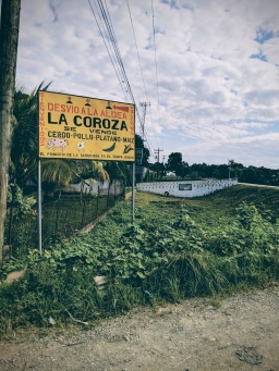 Welcome to La Coroza where we sell pigs, chicken, plantains and corn